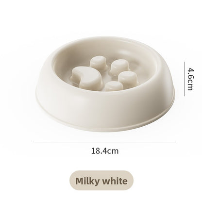 Pet Slow Feeding Bowl for Cats and Dogs Anti-Choking Non-Slip PP Food Dish