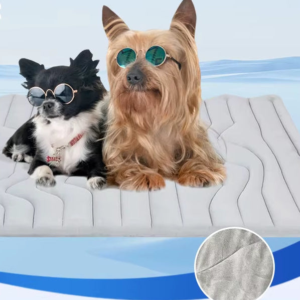 Wholesale Washable Dog Cooling Mat Ice Silk Cooling Mat Pet Self Dog Cooling Pad for Indoor & Outdoor Car Seats